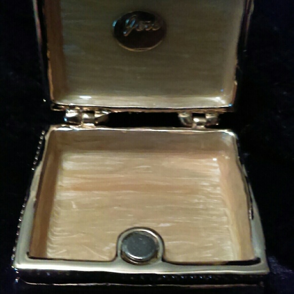 Australian Crystal Lovebirds Jewelry/Trinket Box - Picture 2 of 2